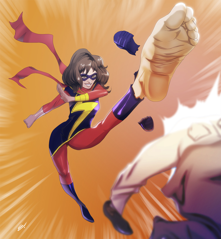 Kamala Khan Kicks Butt