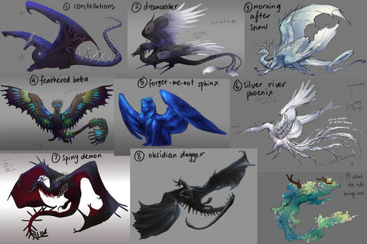 Dragon Sketchdump 4