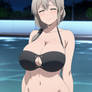 Tsuki Uzaki Black Bikini