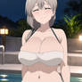 Tsuki Uzaki Sexy Bikini