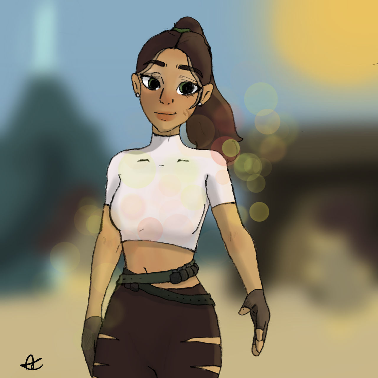 Oc Intro Drawing Oc drawing! by toadstooltea on DeviantArt