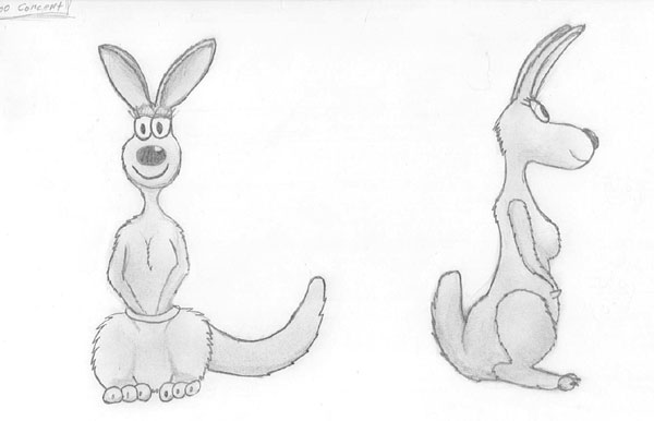 Kangaroo Concept Art by Sqweezel on DeviantArt