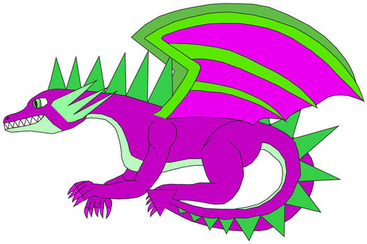 Spike: Older and Fiercer (Colored)