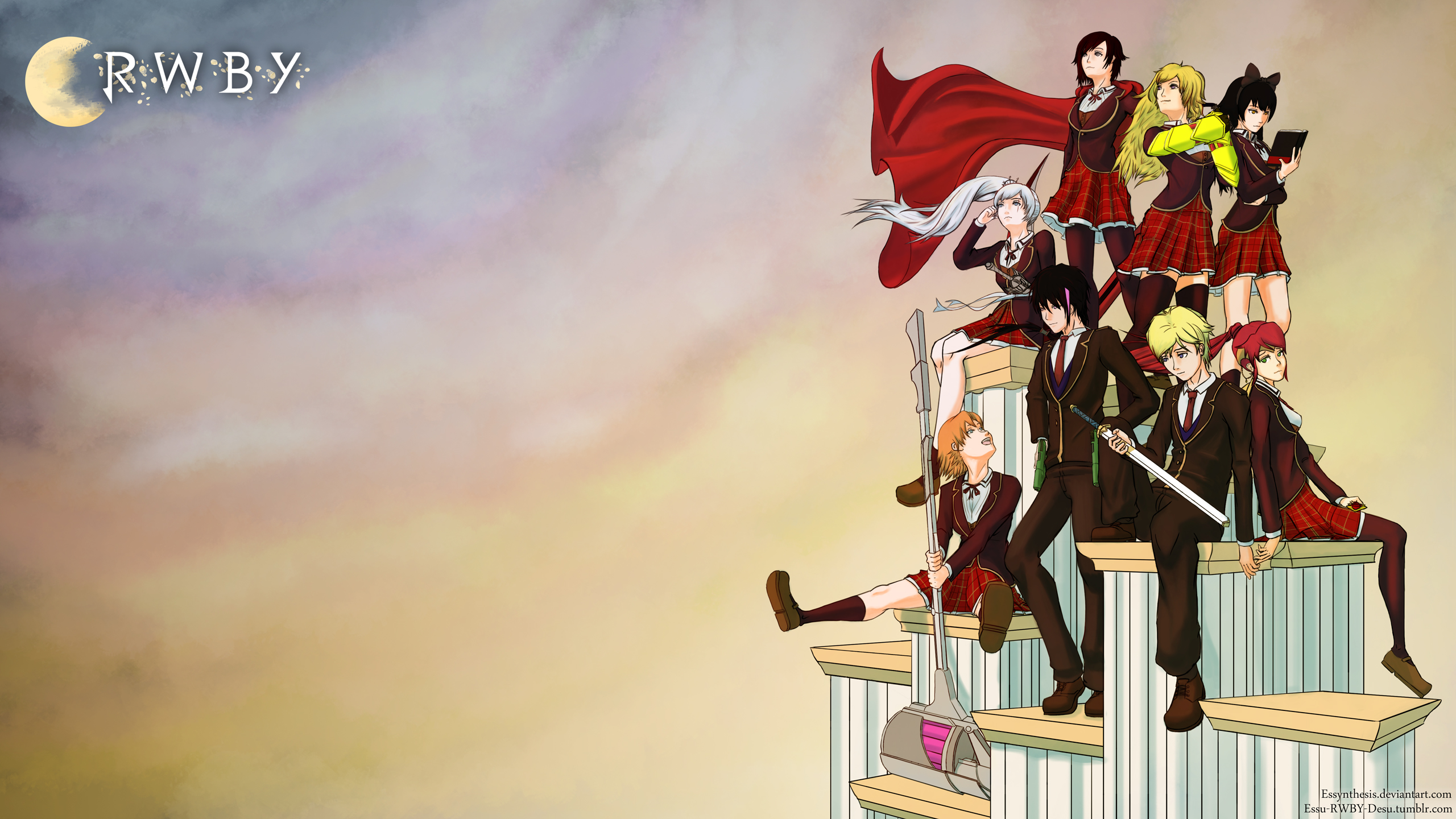 Rwby Team Rwby And Jnpr Wallpaper By Essynthesis On Deviantart Rwby Team Rwby And Jnpr Wallpaper By Essynthesis On Deviantart