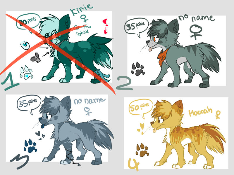 Adoptables! CLOSED