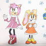 Amy and Cream in the winter season!