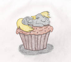 Derpy on a Muffin