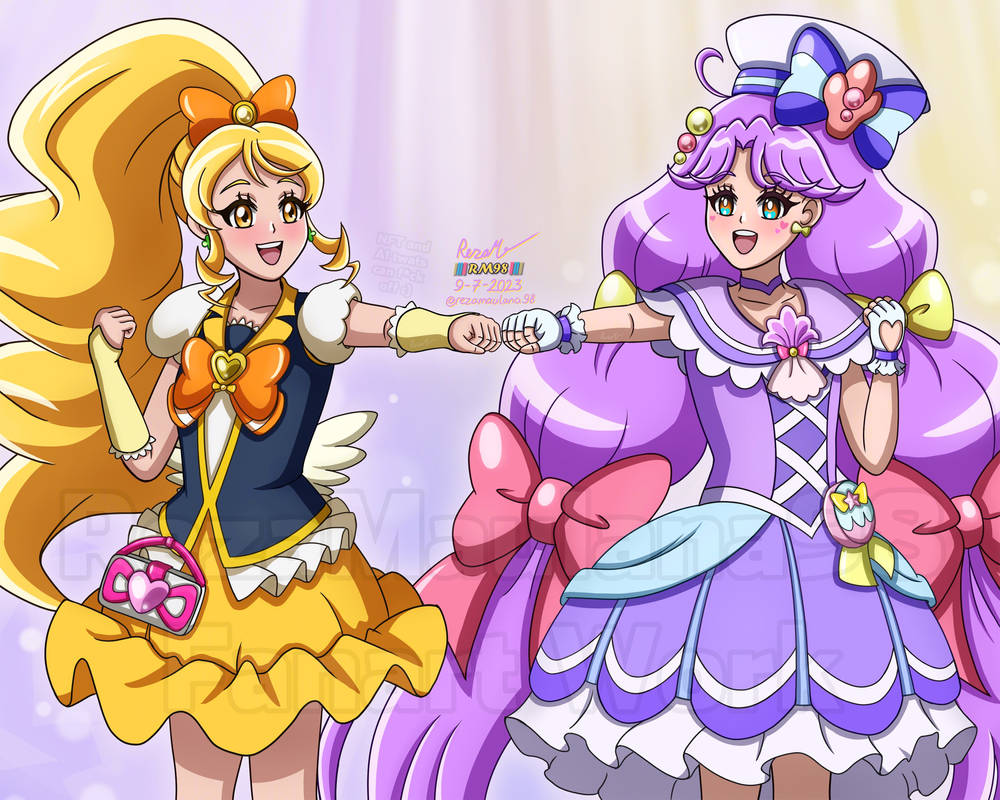 Cure Honey and Cure Coral~ by RezaMaulana98 on DeviantArt Sneakers good for plantar fasciitis