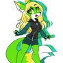 Zoe the green fox