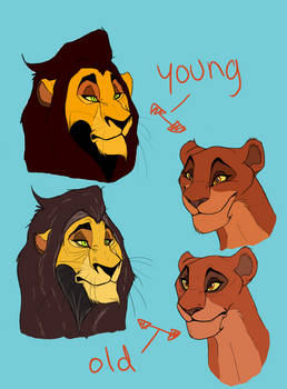 Young/ Old Ahadi and Uru