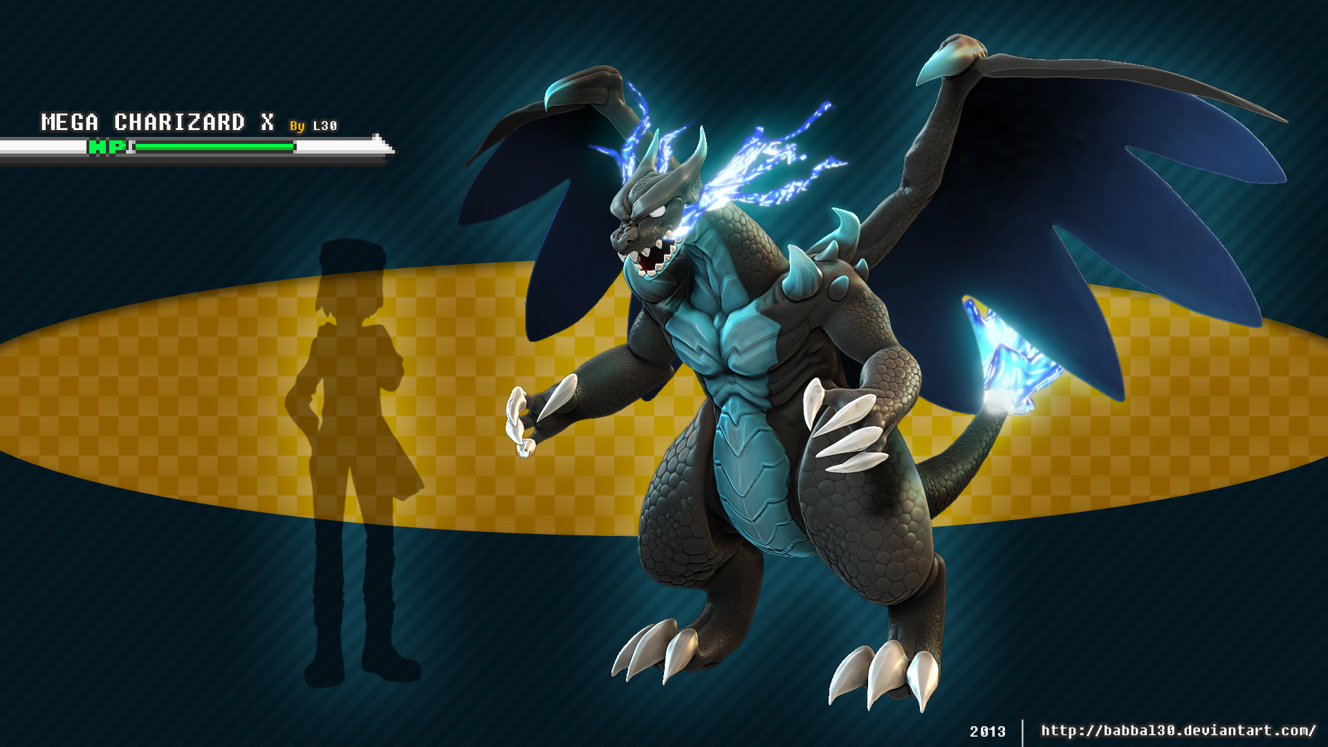 Dragon Type Collab: Shiny Mega Charizard X by LaneyWRL on DeviantArt