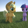 mlp series: applejack and twilight