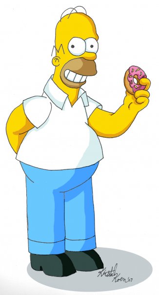 Homer J Simpson Mmm Donuts By Xxxkrisskrossxxx On Deviantart