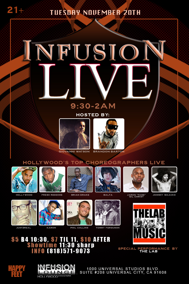 Flyer Design - Infusion LIVE