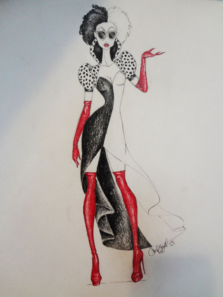 cruella dress design Art of The Craft: 'Cruella' Costume Designer Jenny Beavan