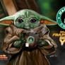 Baby Yoda with Starbucks