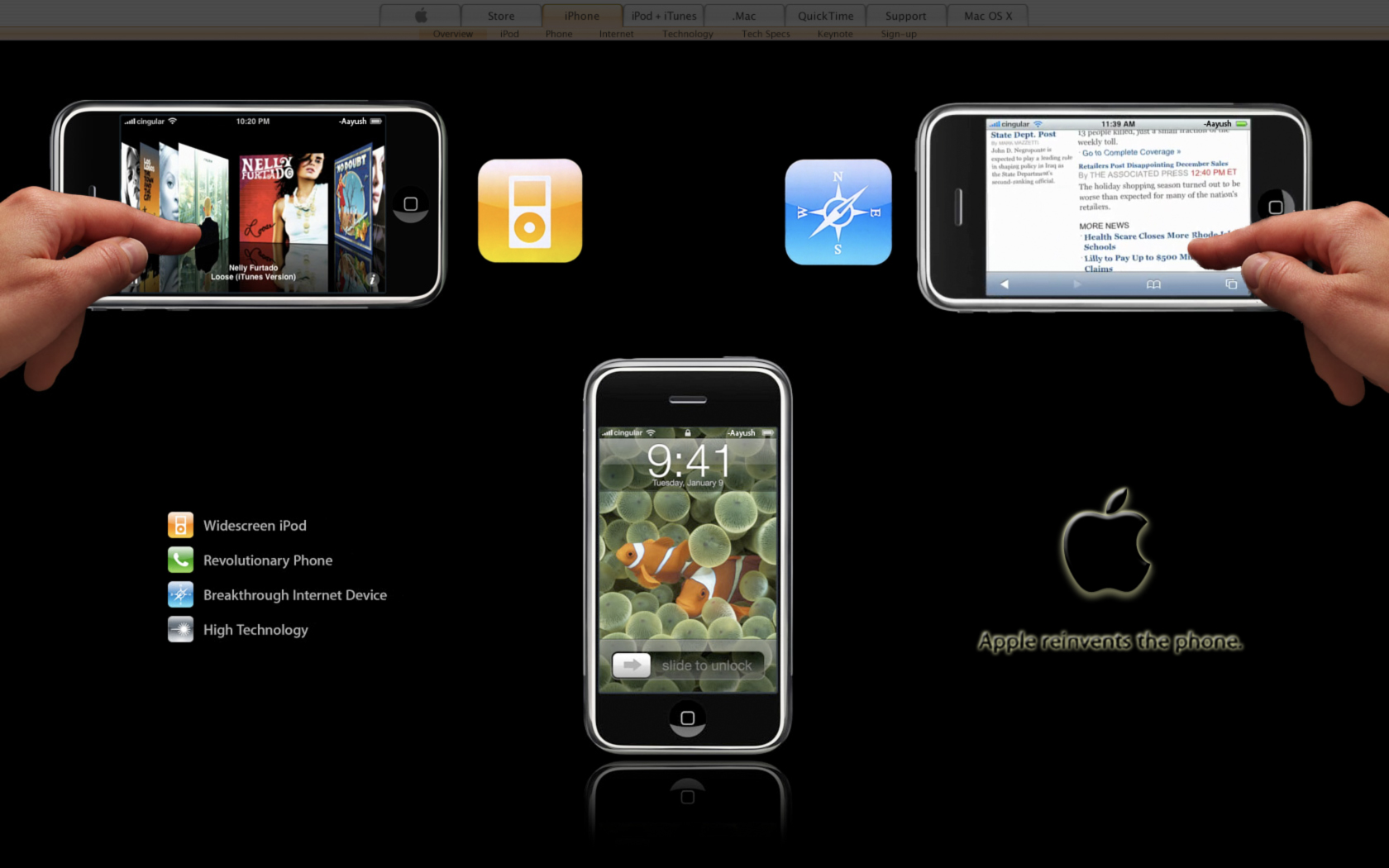 Apple iPhone 1680x1050