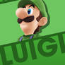 Luigi Smash Bros. Phone Wallpaper