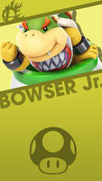 Bowser Jr. Smash Bros. Phone Wallpaper