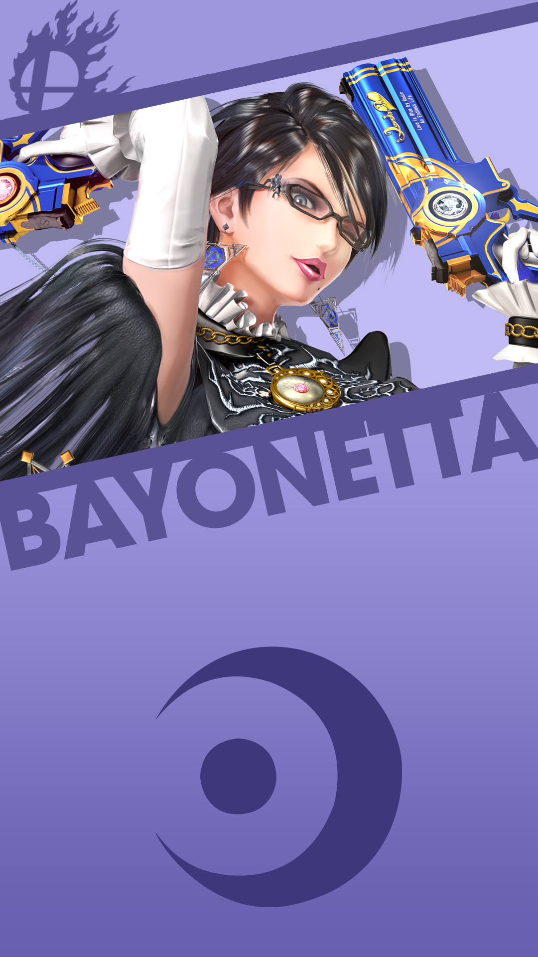 Bayonetta Smash Bros. Phone Wallpaper by MrThatKidAlex24 on DeviantArt