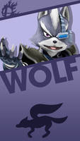 Wolf Smash Bros. Phone Wallpaper