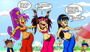 The Chaolins meet Shantae