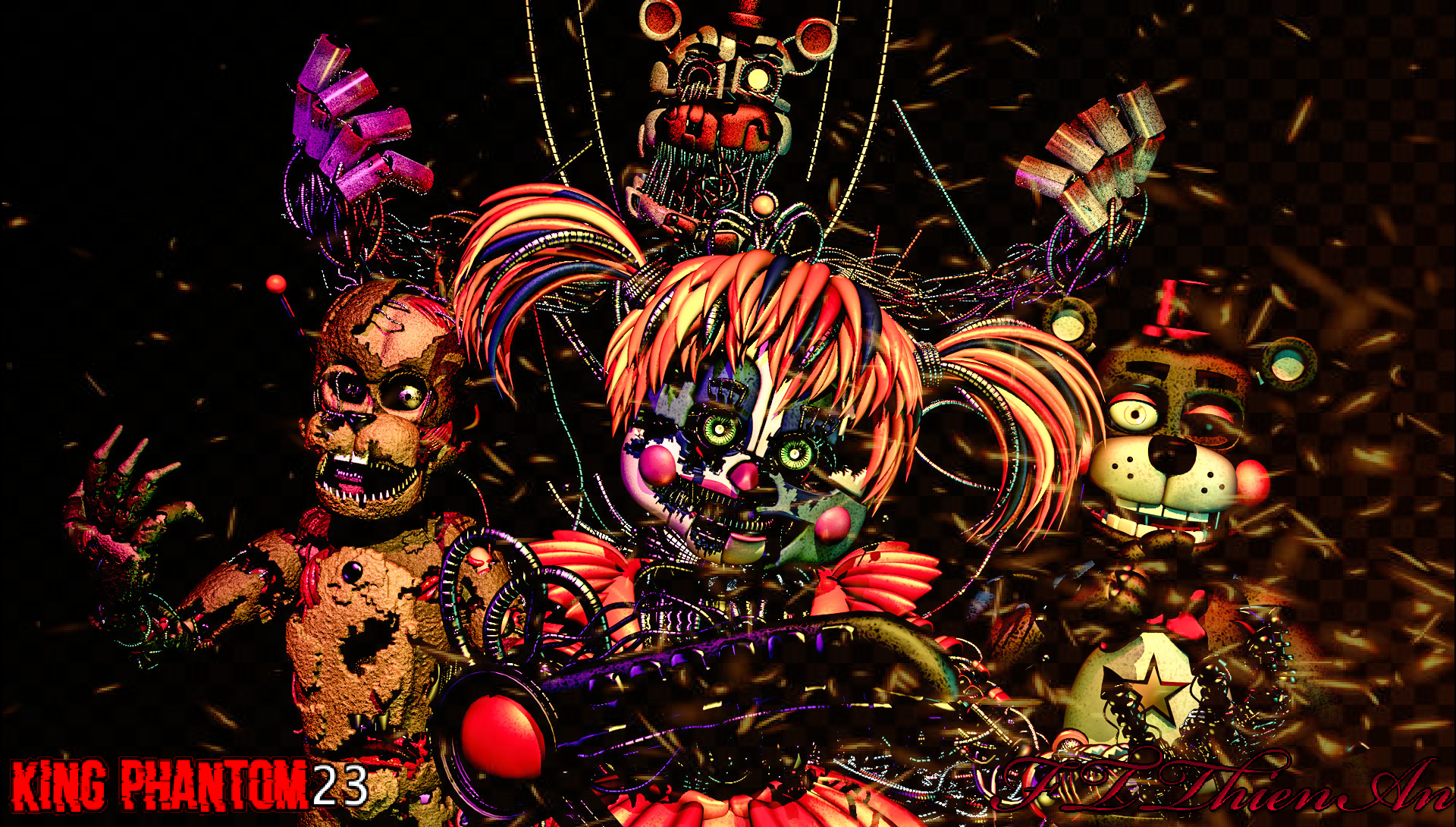 Scraps fnaf 6 wallpaper by Conaua______ - Download on ZEDGE™