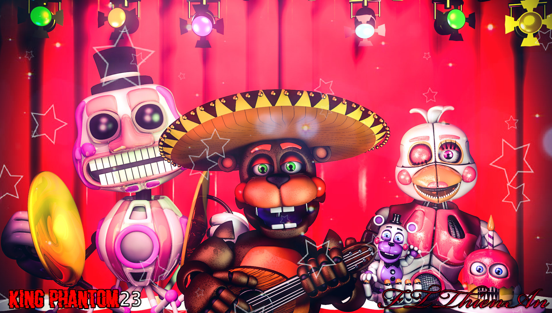 FNAF SFM The Fnaf 6 Gang Remake by KingPhantom23 on DeviantArt