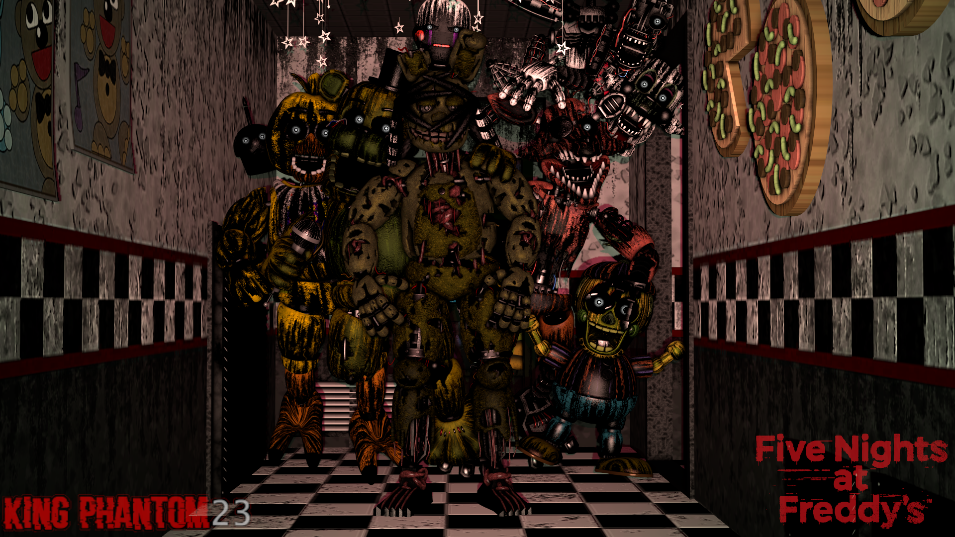 FNAF SFM The Fnaf 6 Gang Remake by KingPhantom23 on DeviantArt