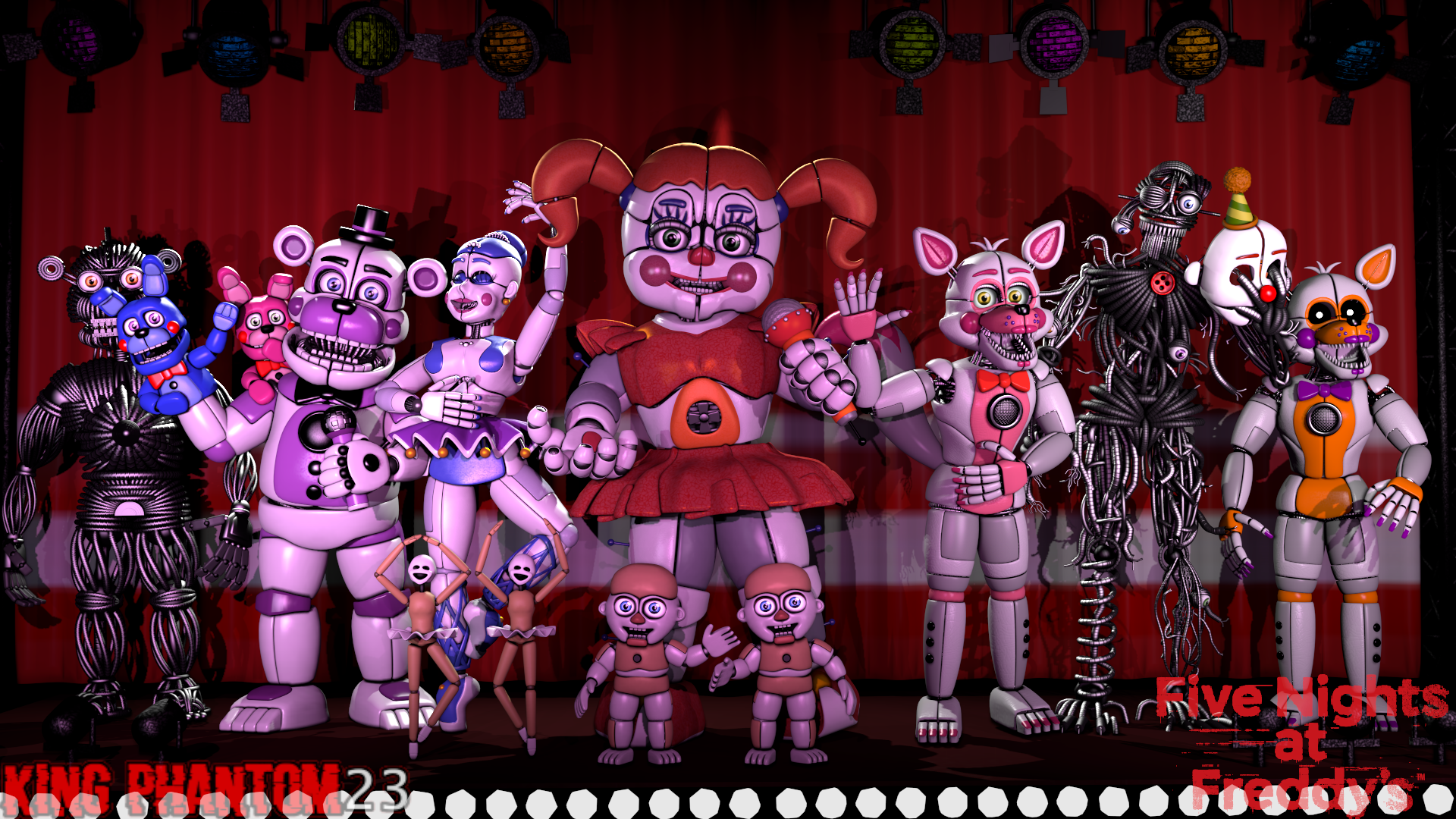 The Fnaf 4 Gang V.2 Remake by KingPhantom23 on DeviantArt