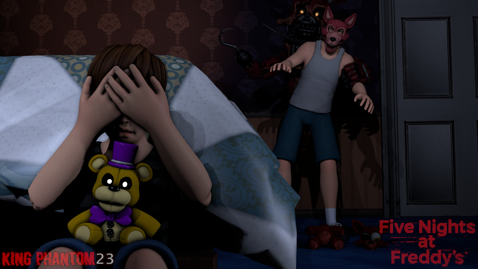 FNAF 4 wallpaper nightmares on deviantart