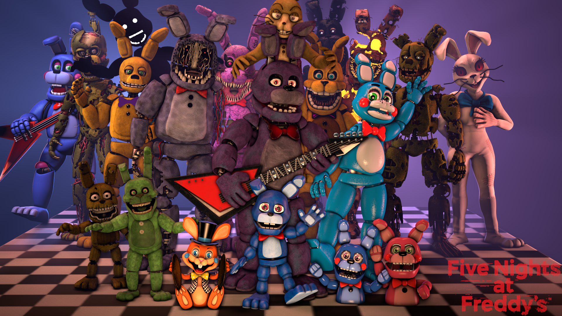 FNAF SFM The Fnaf 6 Gang Remake by KingPhantom23 on DeviantArt