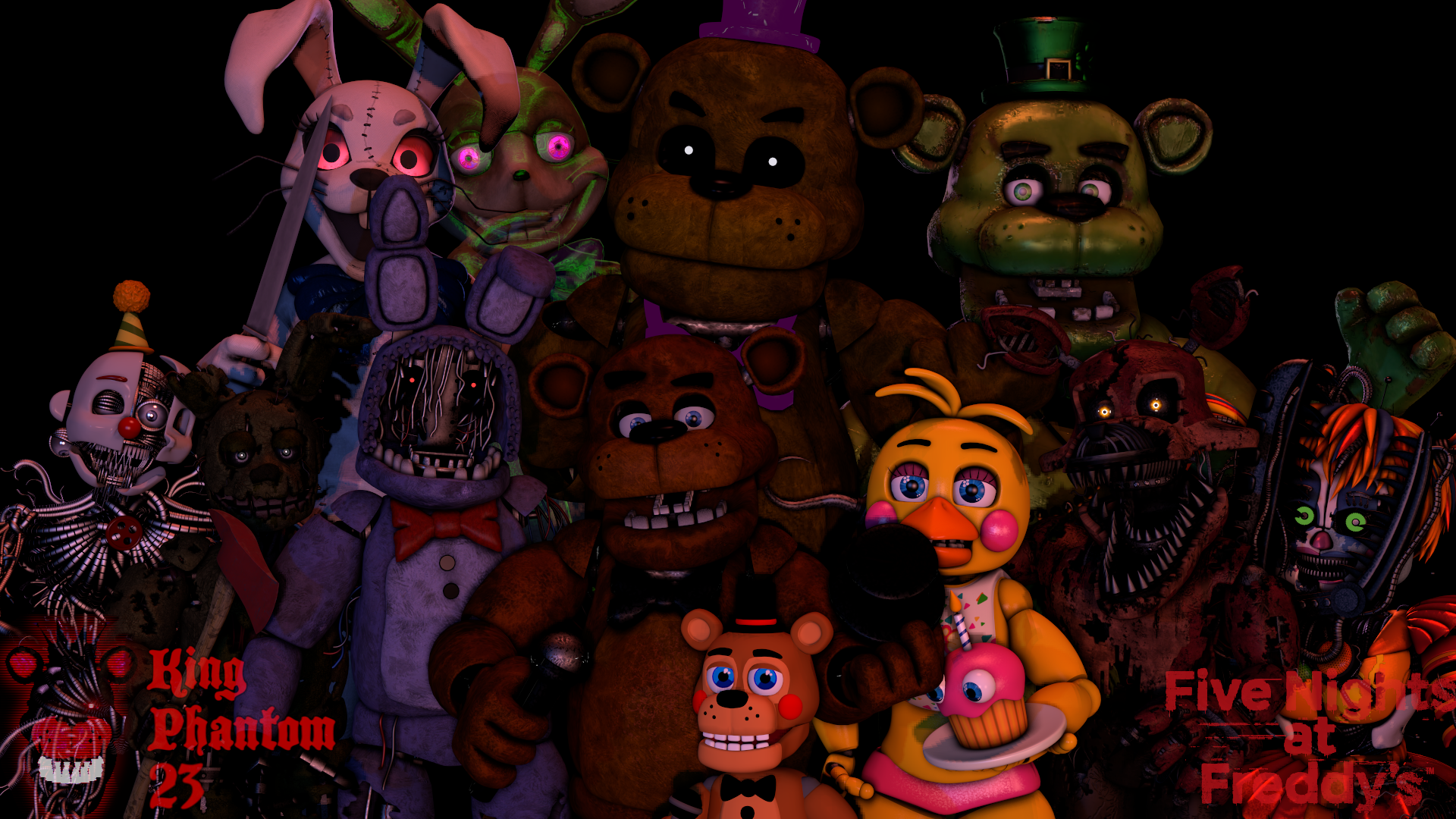 FNAF SFM The Fnaf 6 Gang Remake by KingPhantom23 on DeviantArt