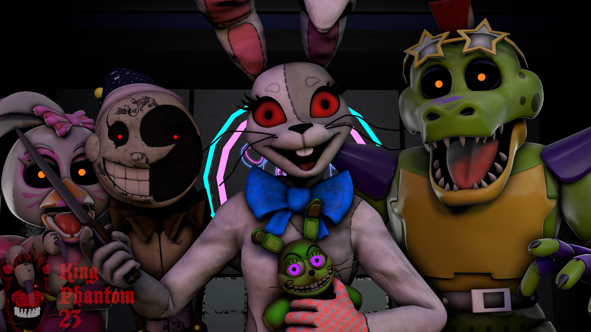 Glitchtrap faces himself from the past in Five Nights at Freddy's
