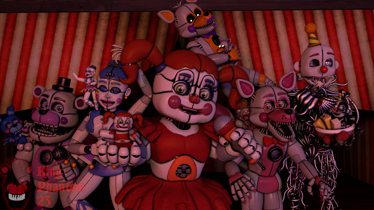 FNAF SFM The Funtimes and Their Plushies by KingPhantom23 on DeviantArt