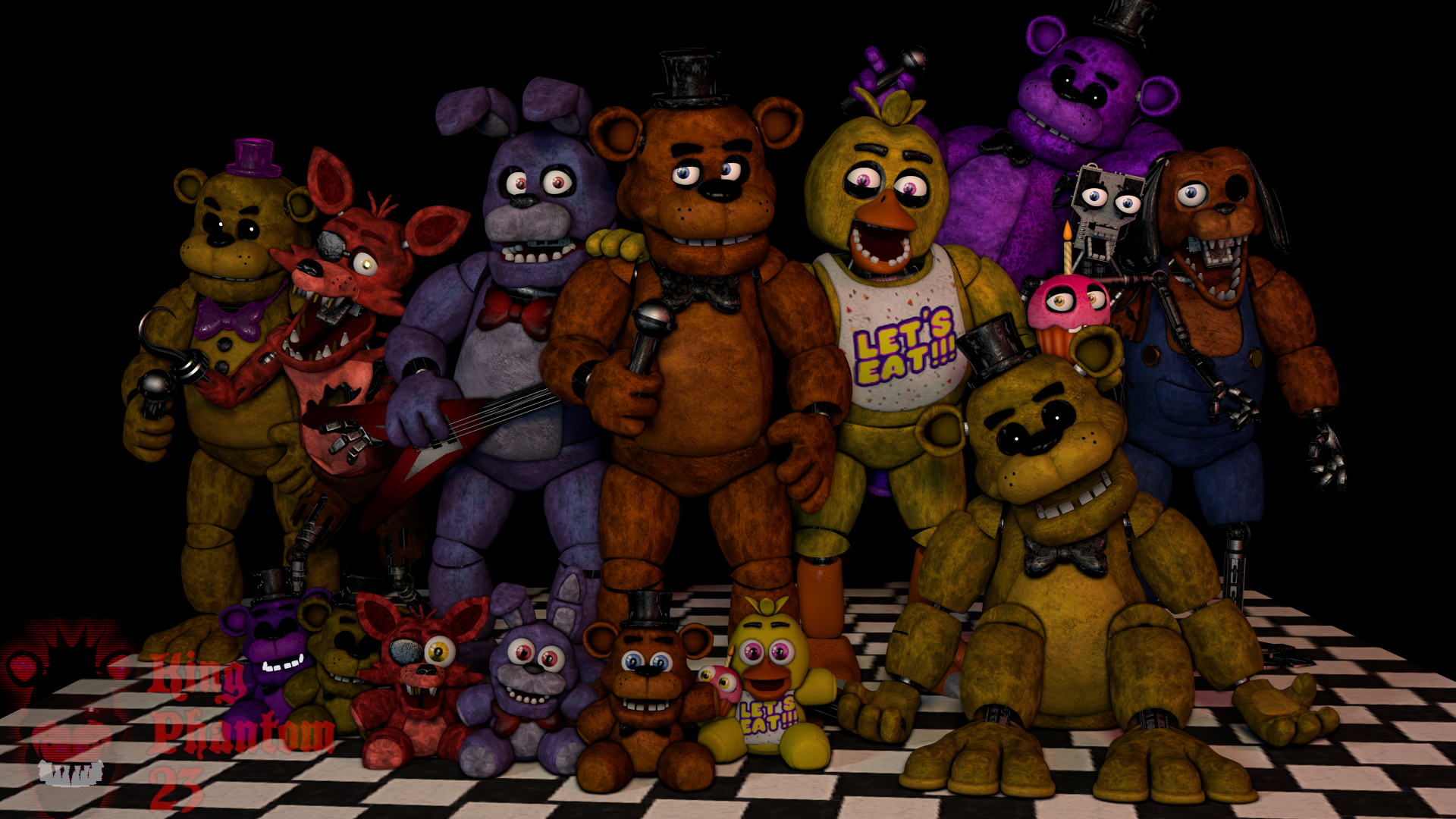 Five Nights at Freddy's 1 (V3) by Stennax on DeviantArt