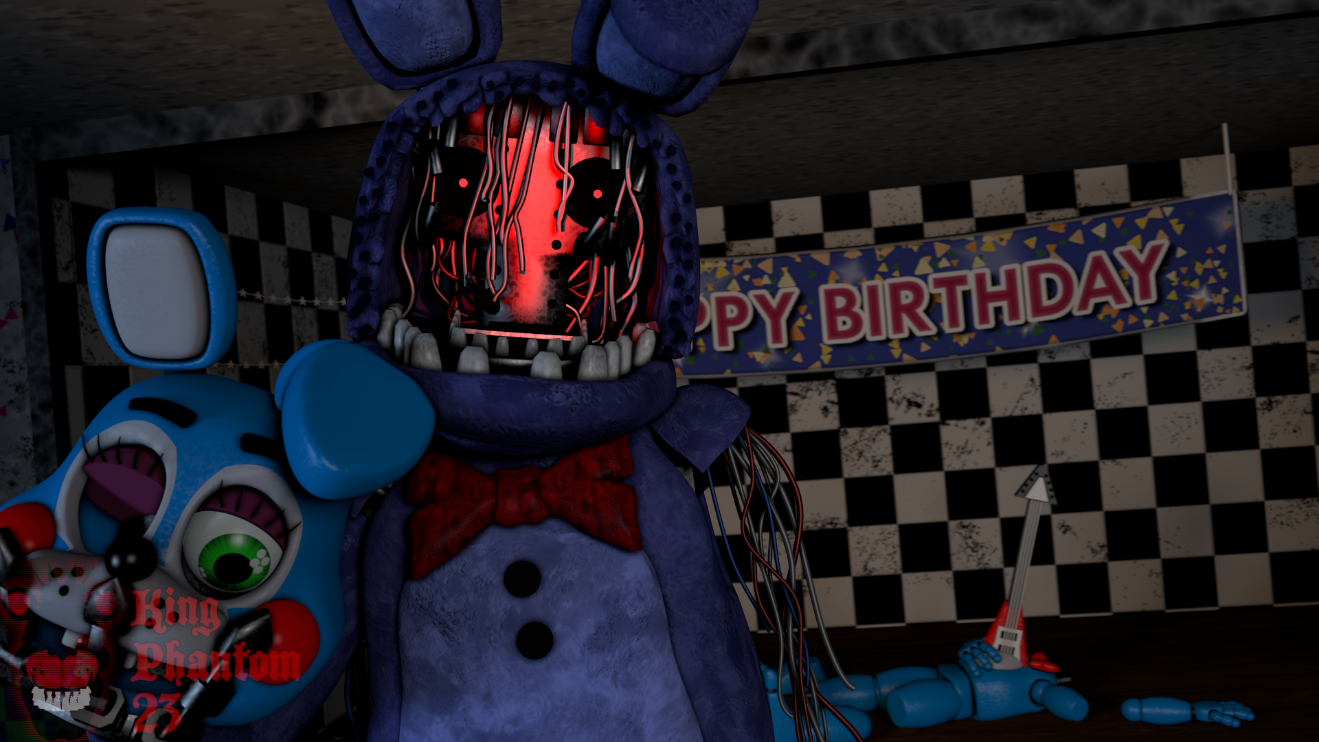 bonnie do fnaf 2 consertado v0 by Bendyzinho3103 on DeviantArt