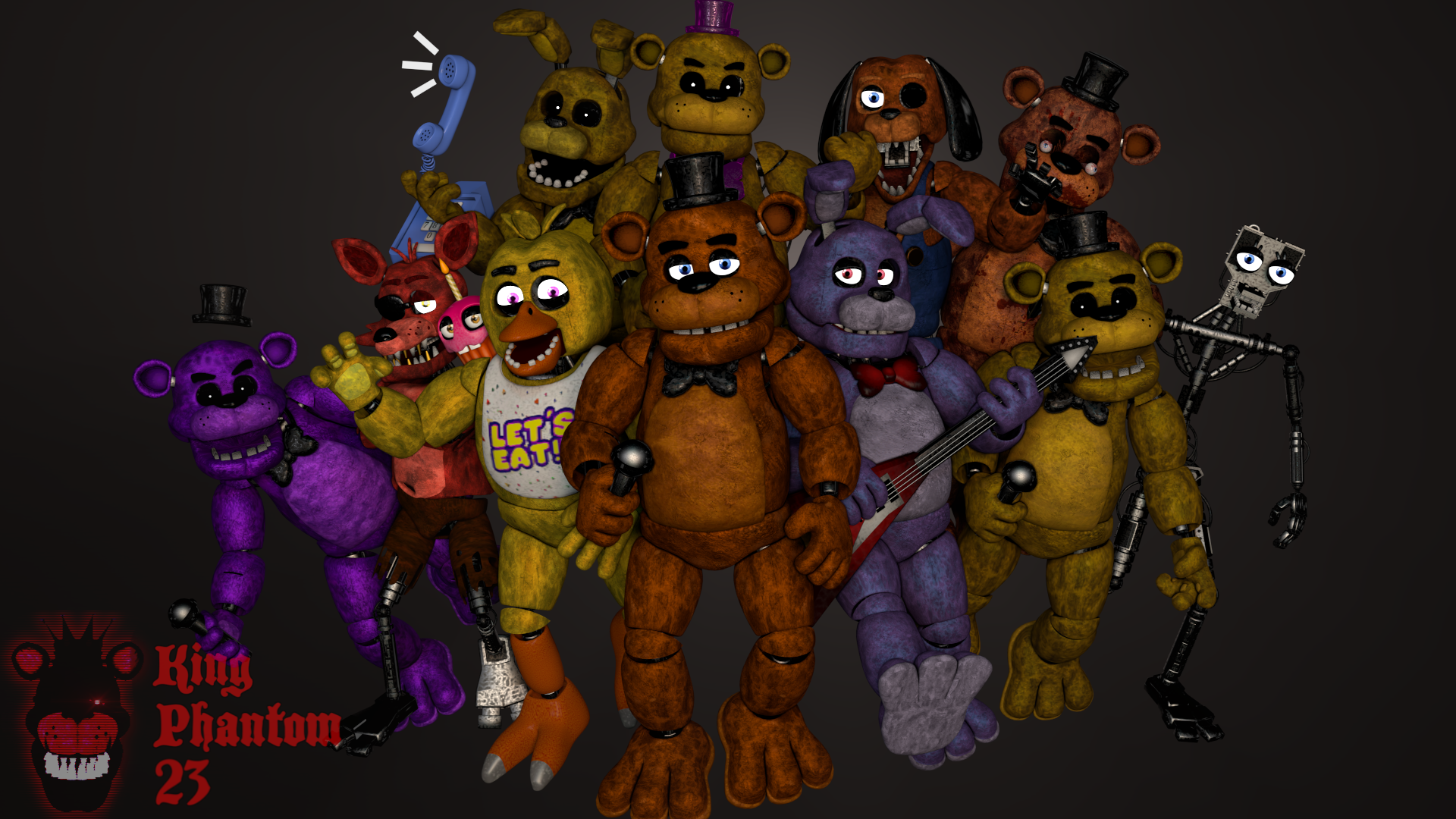 Fnaf 1 Crew by Margaret008 on DeviantArt