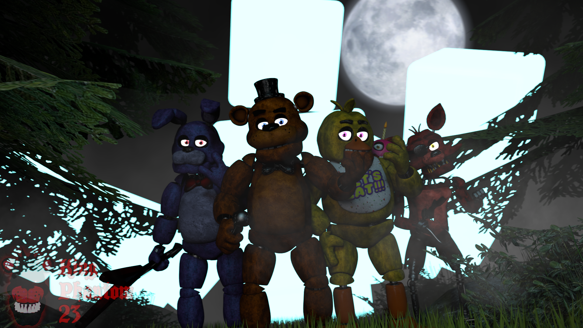 The Fnaf 4 Gang V.2 Remake by KingPhantom23 on DeviantArt