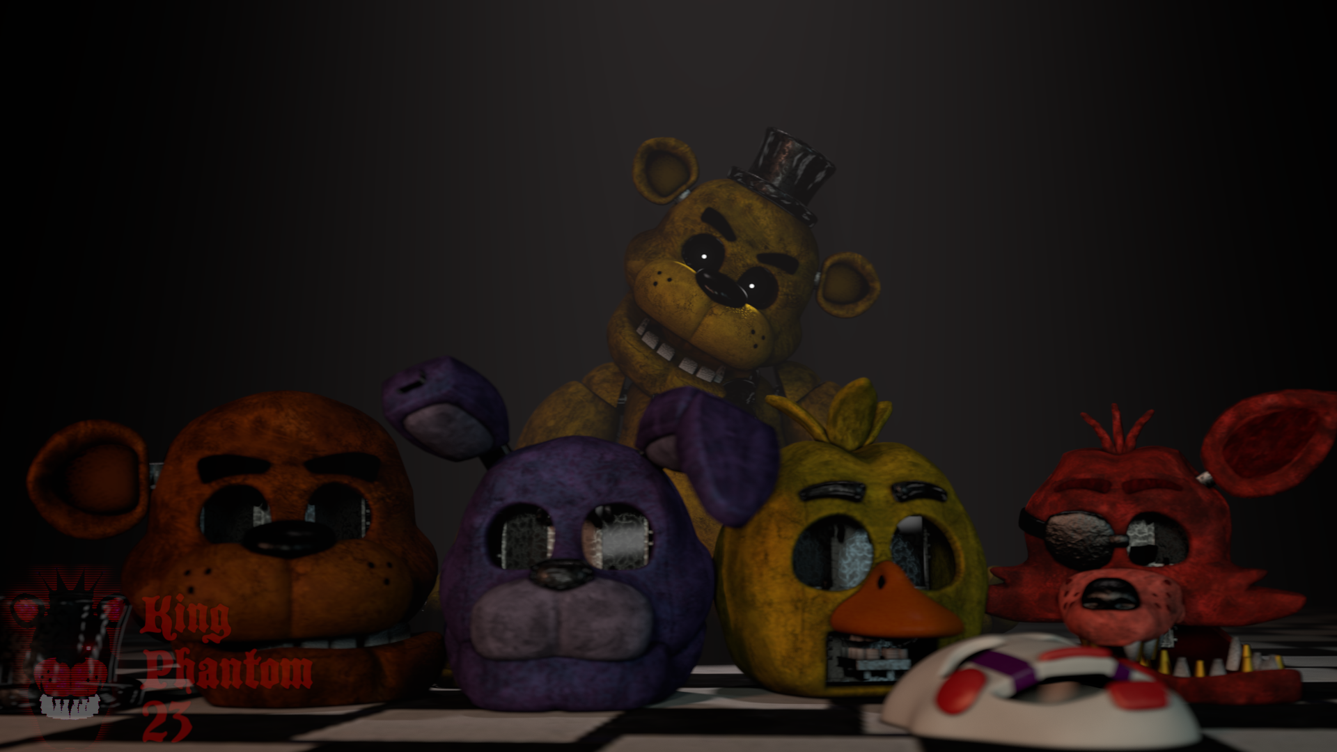 Fnaf World Nightmare Golden Freddy by kingofbut on DeviantArt