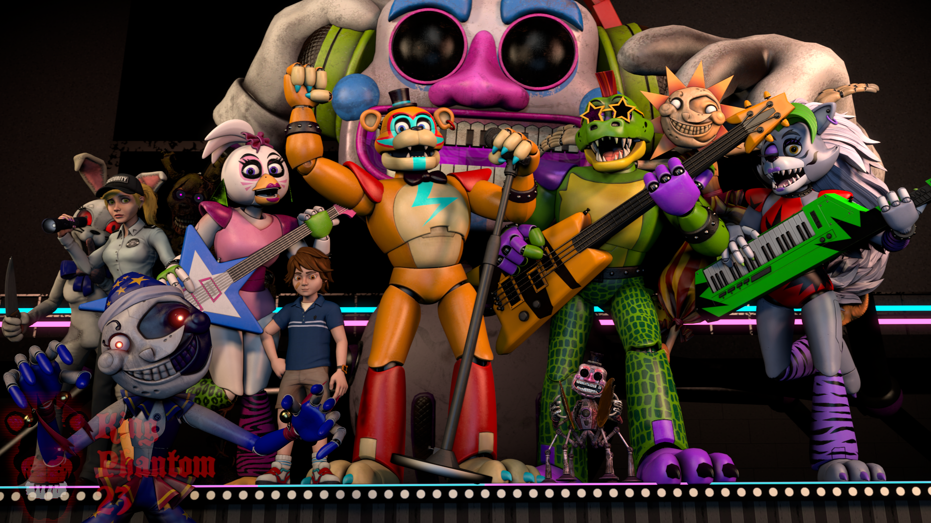 Sfm Fnaf SB) The Glamrocks by xXMrTrapXx on DeviantArt