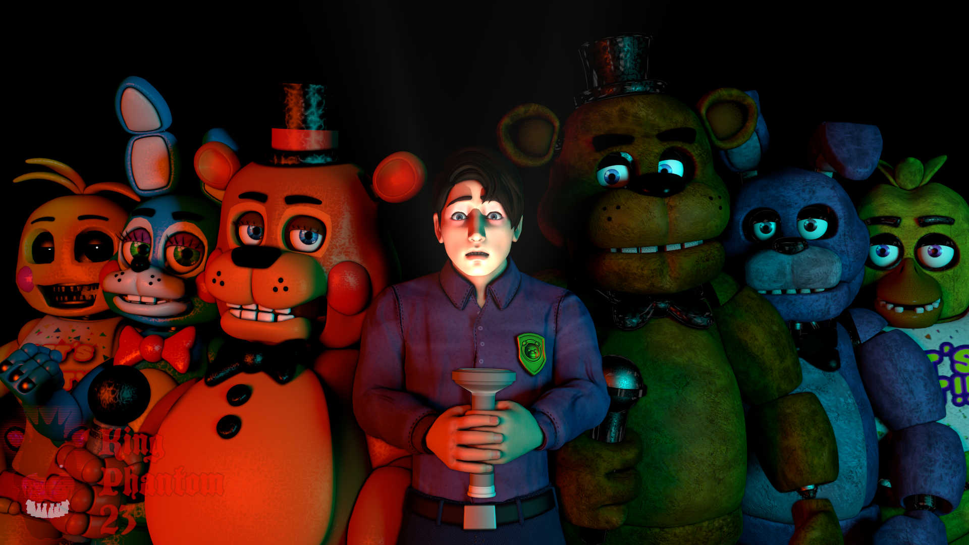 FNAF SFM The Fnaf 6 Gang Remake by KingPhantom23 on DeviantArt