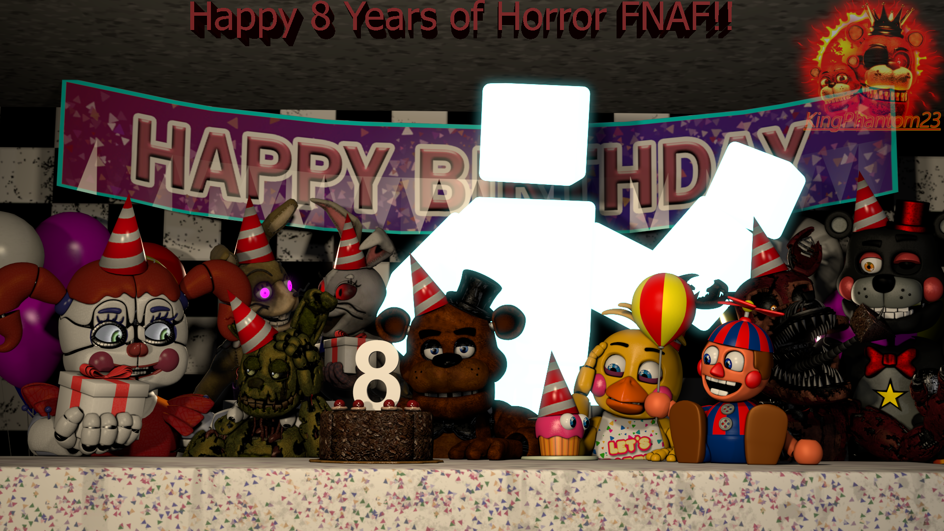 I didn't have time to do a lot for the FNaF 2 anniversary, but I