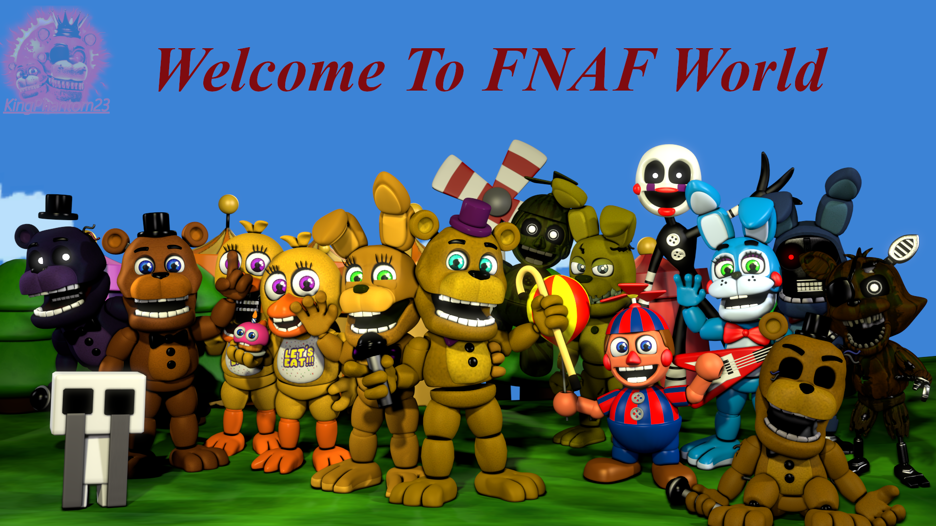 FNaF World by Gnomio