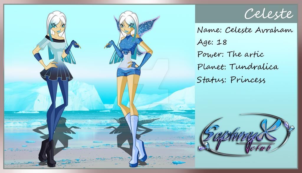 Saphryx Club: Character Sheet Celeste