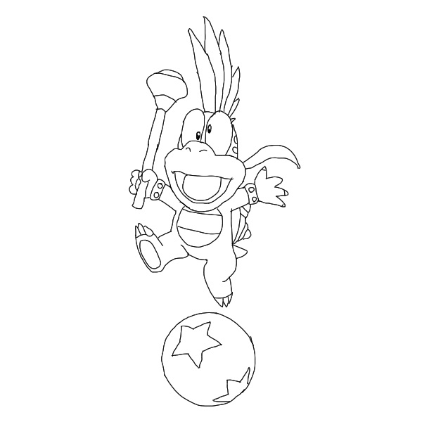 Lemmy Koopa Coloring Pages Coloring Pages