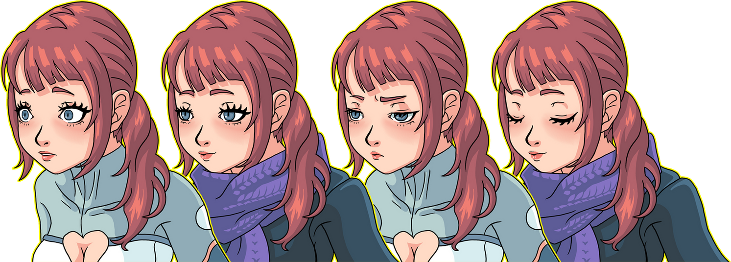 Lopsided Expression 2021-12 Uneven Being 2 - Rebecca Expressions by melfice737 on DeviantArt