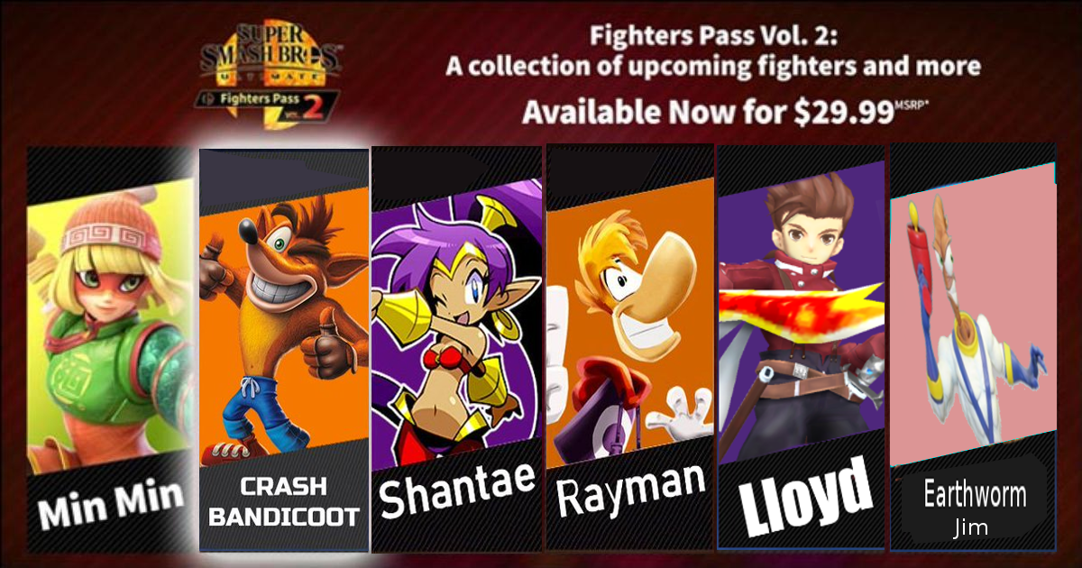 Smash Ultimate: Is Crash Bandicoot The Next Character In The Fighter's Pass  Vol. 2?