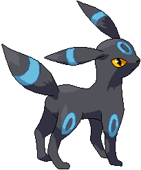 Shiny Umbreon Pixel Over