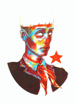 Ruslan, screenprint variation II